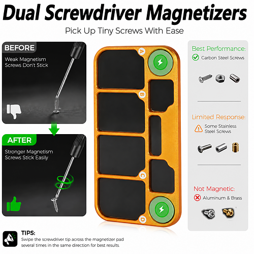 Magnetic Screw Organizer Tray