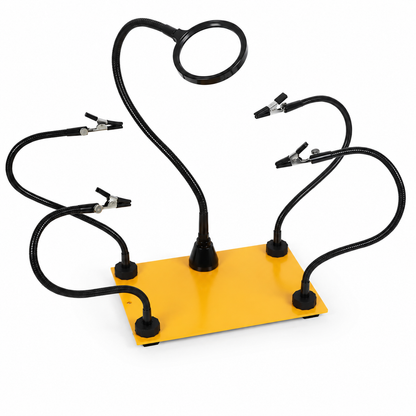 Ultimate Soldering Third Hand with Magnifier