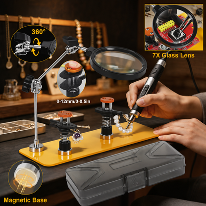 Magnifying Magnetic Third Hand
