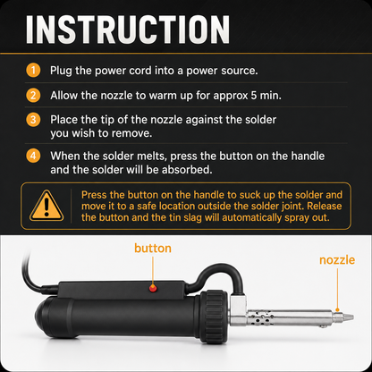 RX-300 Automatic Electric Desoldering Pump