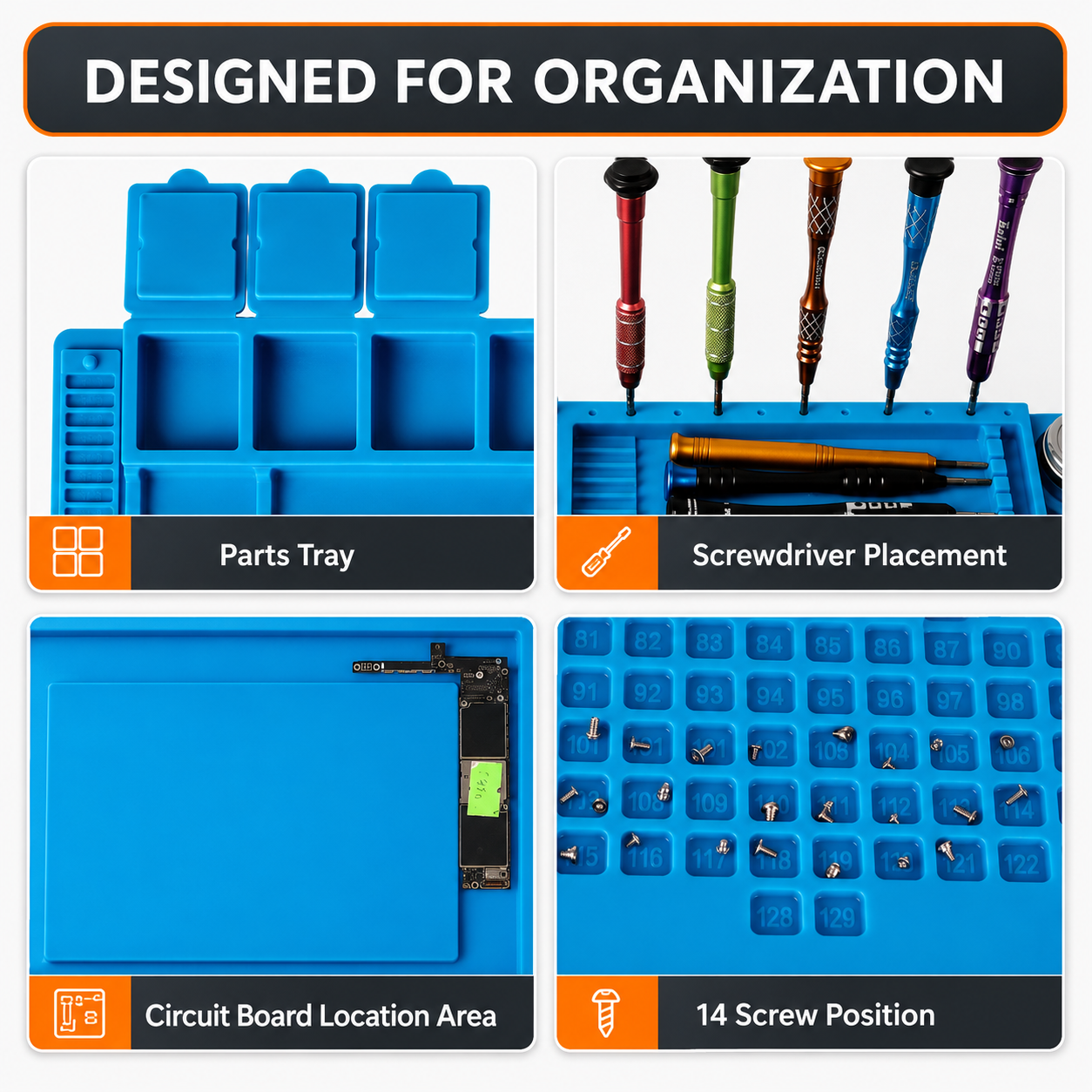 Magnetic Silicone Mat