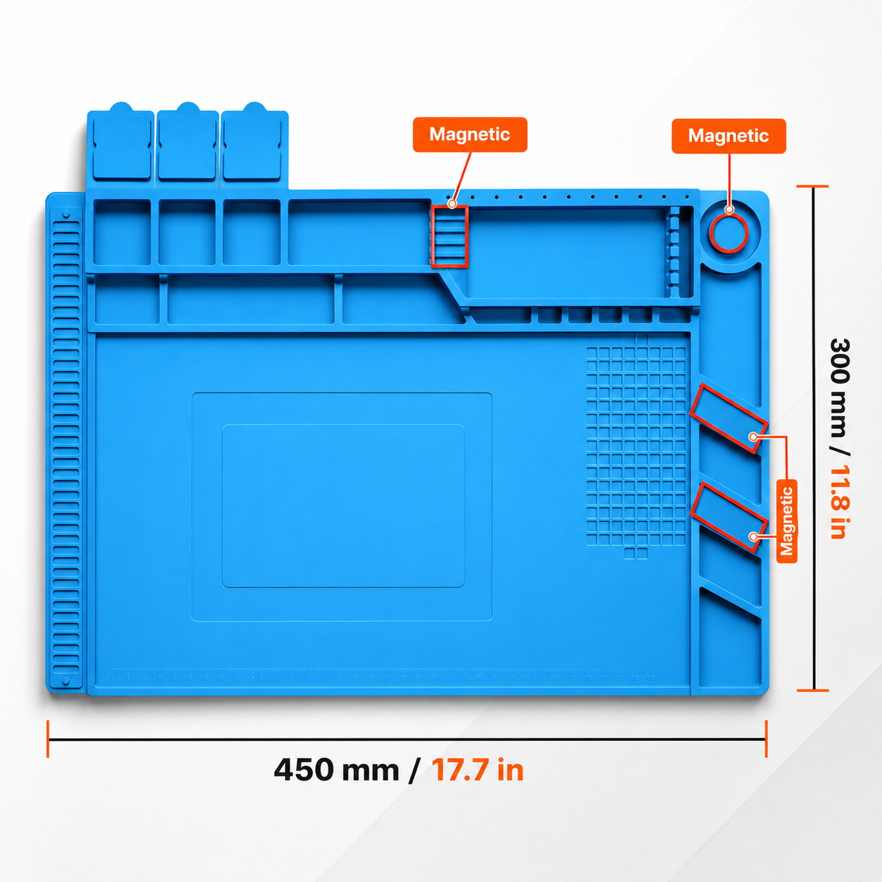 Magnetic Silicone Mat