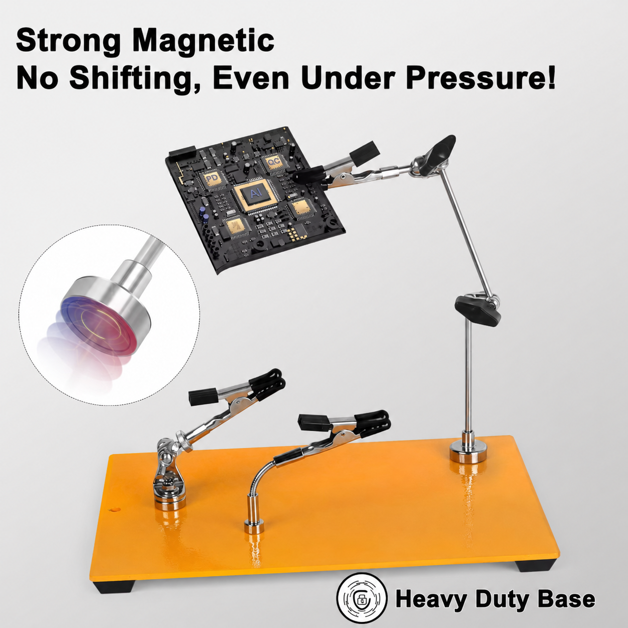 Pro Soldering Third Hand – 6 Flexible Arms